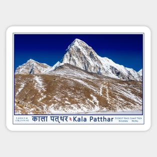 Kala Patthar , Everest Base Camp Trek, Nepal Sticker